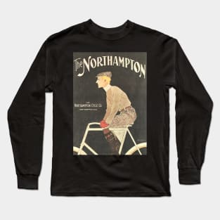 The Northampton - Bicycle Poster from 1895 Long Sleeve T-Shirt